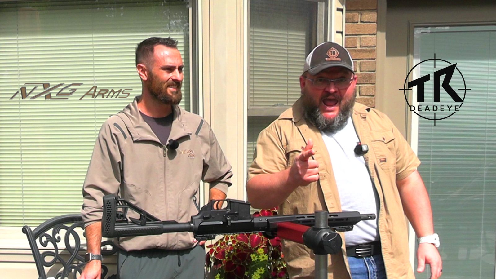 JD Conley and TR Deadeye after filming the PrecisionFit mold process