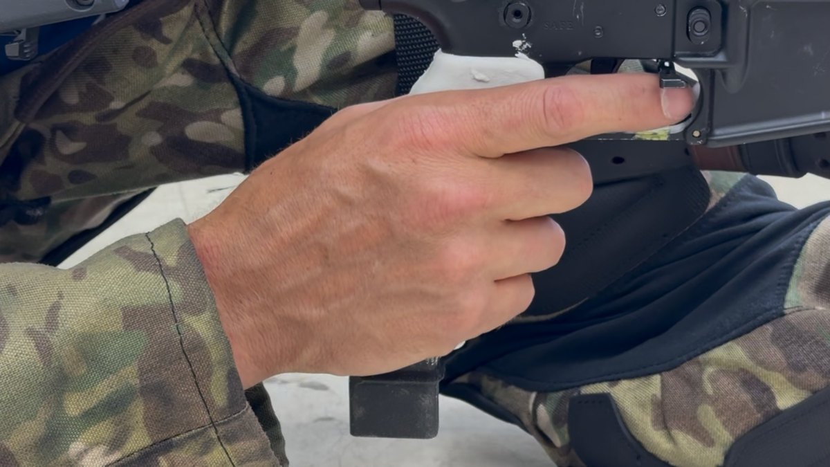 Trigger finger on a PrecisionFit mold